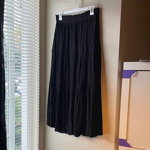 BE COOL Elegant Black Maxi Skirt